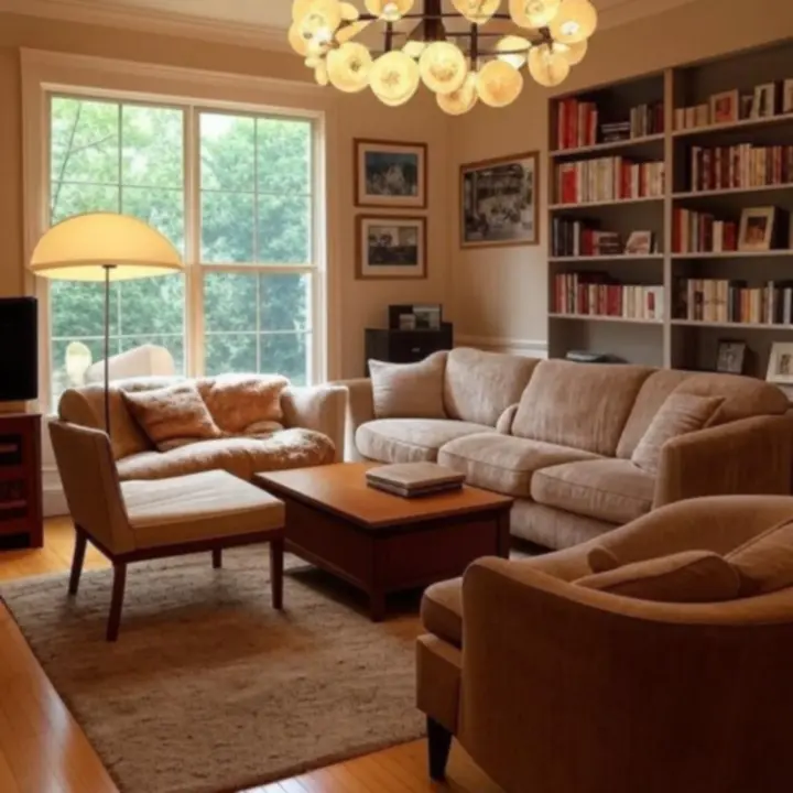 Wnętrza klientów z dekoracyjnym oświetleniem Room Lighting Hub